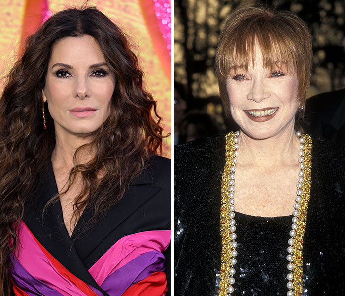 Sandra Bullock (2025) & Shirley Maclaine (1995) – 61yo