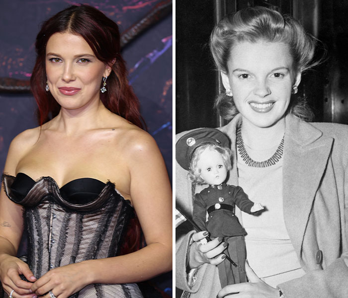 Millie Bobby Brown (2025) & Judy Garland (1943) – 21yo