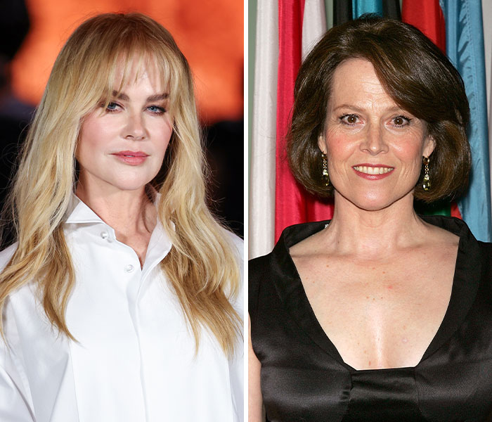 Nicole Kidman (2025) & Sigourney Weaver (2007) – 58yo