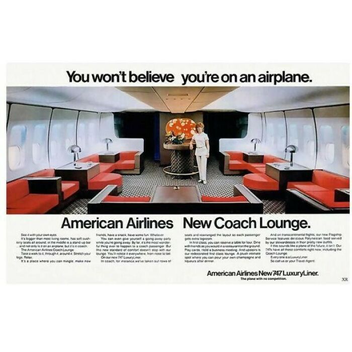 Air Travel Back Then Was Basically Like Riding A Bus... With A Piano Lounge!