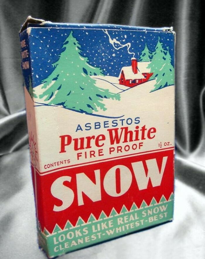 Asbestos Snow? Yep, ’Cause What Could Possibly Go Wrong With That Christmas Decor?