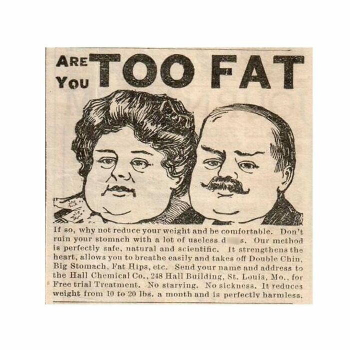 Weight Loss Ads Never Played It Cool: ‘Be Comfortable While You Drop Pounds!’