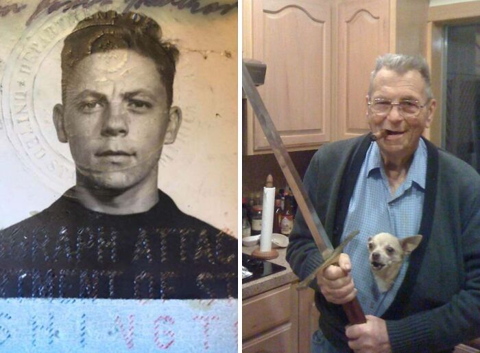 Grandpa: Then 15, Now 79 – Still Cool as Ice