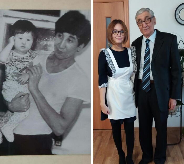 Grandpa with Dad (1978) & Me (2017): Family Legacy