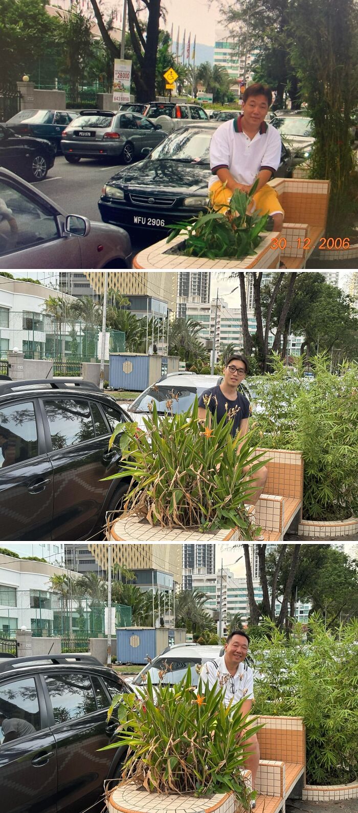 Dad & Me in the Same Spot 15 Years Apart: Penang Edition