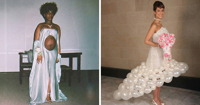Wait, People Actually Wore These Wedding Dresses?!