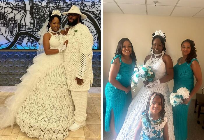 The Crochet Queen Said "Let's Crochet All The Things" for the Wedding