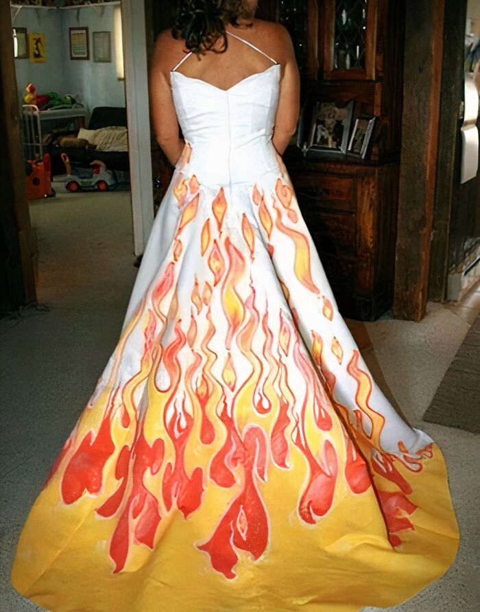 She Didn't Start the Fire, But This Dress Could Have