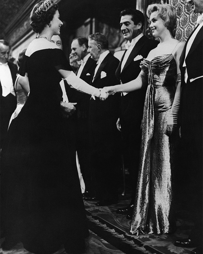Marilyn Monroe & Queen Elizabeth Throwing Side Eye