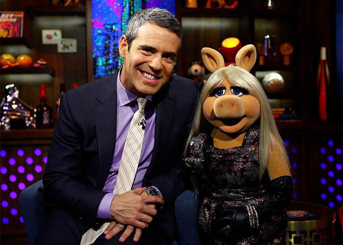 Miss Piggy Crashes Andy Cohen’s Show