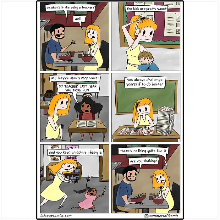 Wait, This Teacher Made Comics Out of Classroom Madness? Yes, And They're Hilarious!