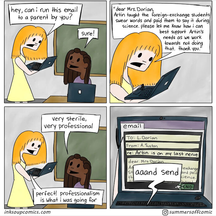 Wait, This Teacher Made Comics Out of Classroom Madness? Yes, And They're Hilarious!