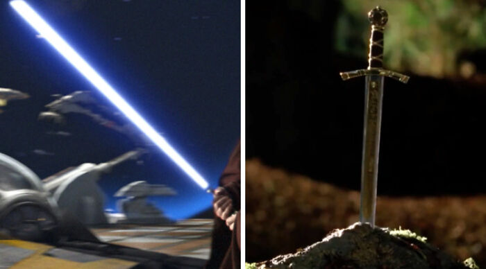Lightsaber or Excalibur? Choose your epic weapon!
