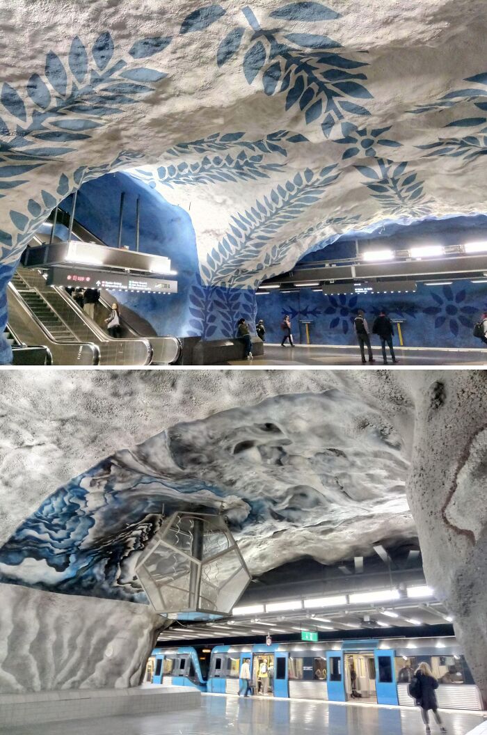 Stockholm’s Metro Stations Are Basically Underground Art Galleries