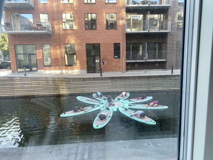 Just Copenhagen Things: A Cowboy Hat, Flip-Flops, And A Bike With A Tumble Dryer