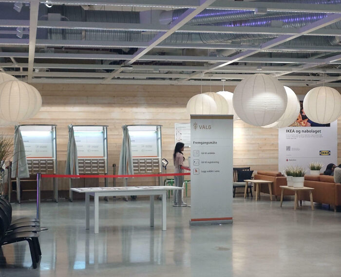 You Can Vote Early At IKEA In Bergen, Norway – Voting Just Got Cozier