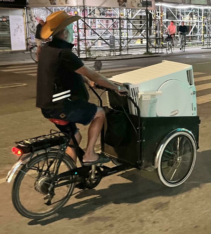 What Is Copenhagen? A Cowboy Hat, Flip-Flops, And A Bike With A Tumble Dryer Could Be It