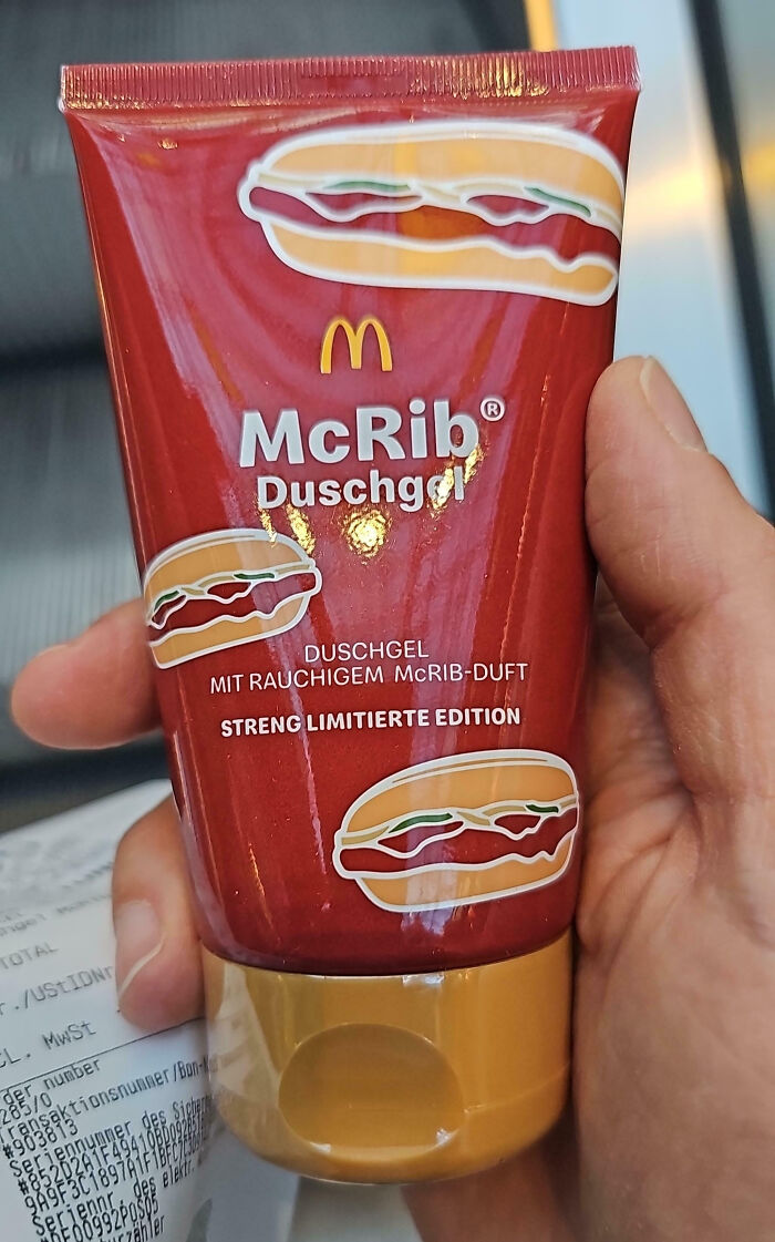 Germany’s McRib Shower Gel Is Basically Everything We Never Knew We Needed