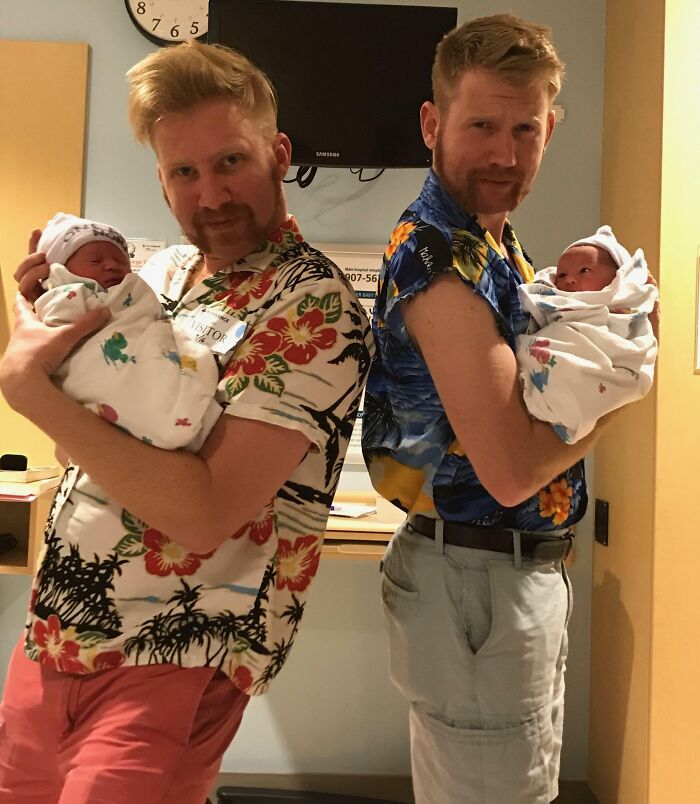 Brotherhood Of The Well-Dressed Uncles: We Shaved And Dressed Up For The Twins
