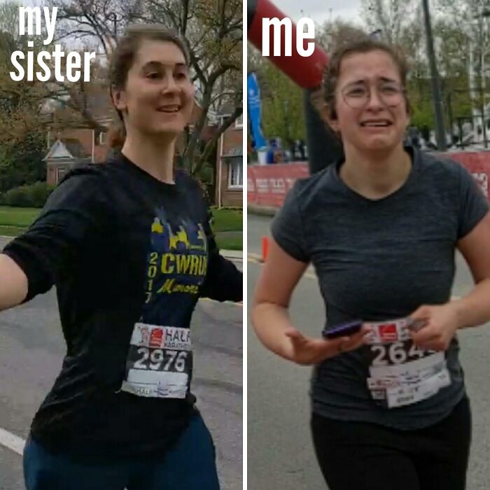 Sis: “You Can Do The Half-Marathon With Me! Trust Me, It’s Not That Bad.” Hahaha, Sure.