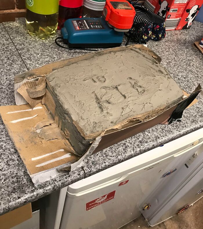 Sibling Gift Wars: This Year’s Hardest Gift to Open Wrapped In… Concrete.