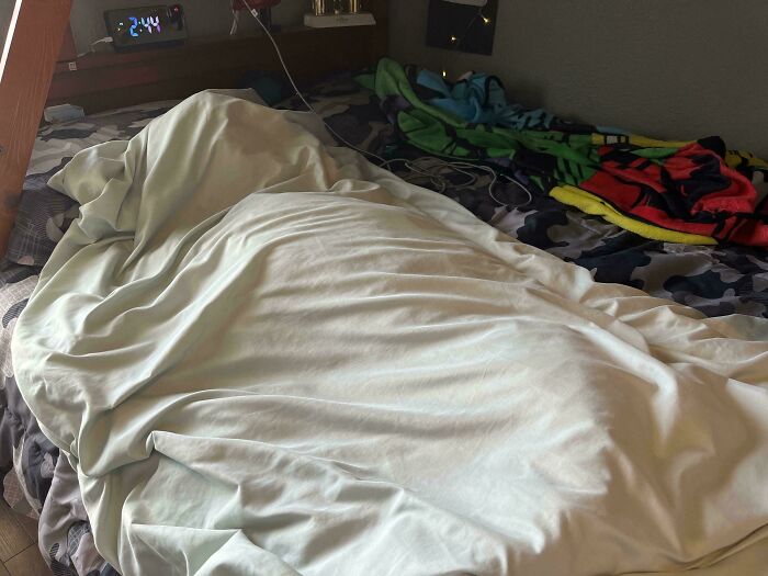 How Brother Fixed His Bed For Guests. Spoiler: It’s Not What You Think.