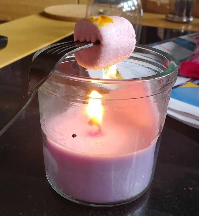 Sis Sent Me This Pic Titled 'Average Sunday.' And Yup, That’s A Scented Candle Burning.