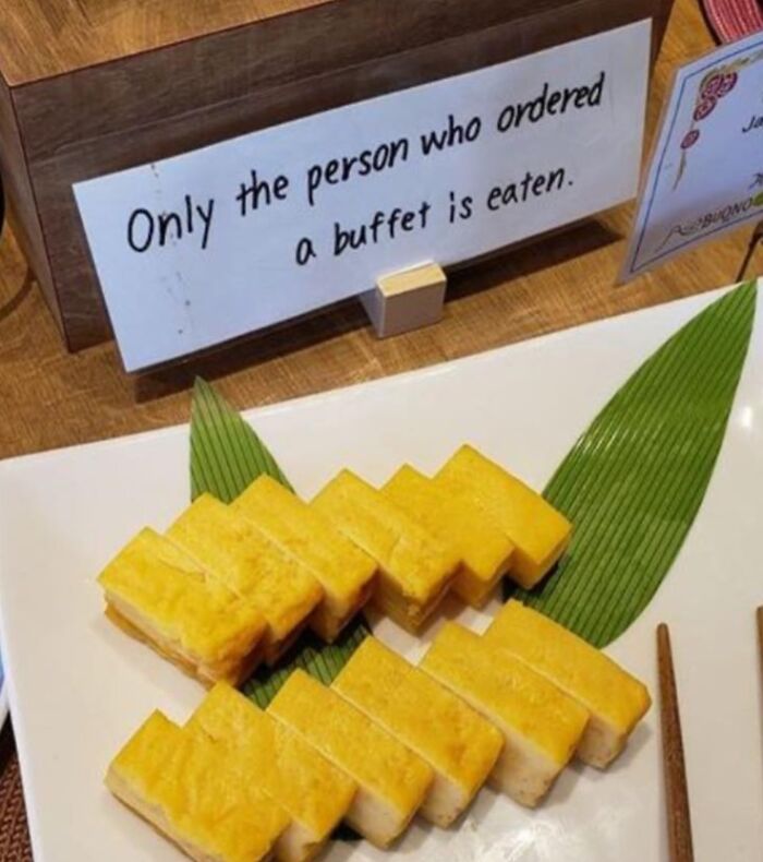 Buffet Warning: Don't Order This!