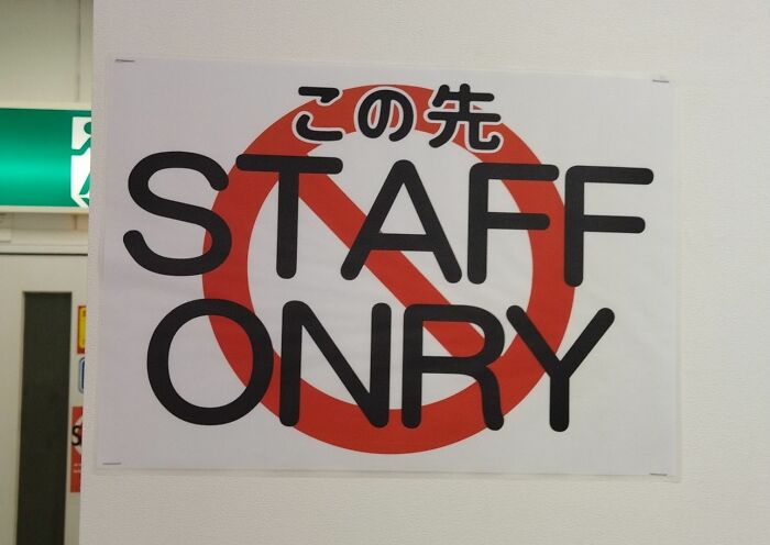 Oops! The Funniest Japanese Signs That Make Zero Sense