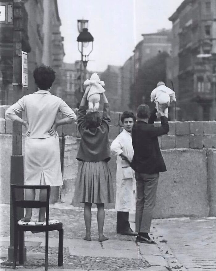 Family Reunites Across Berlin’s Wall, 1961