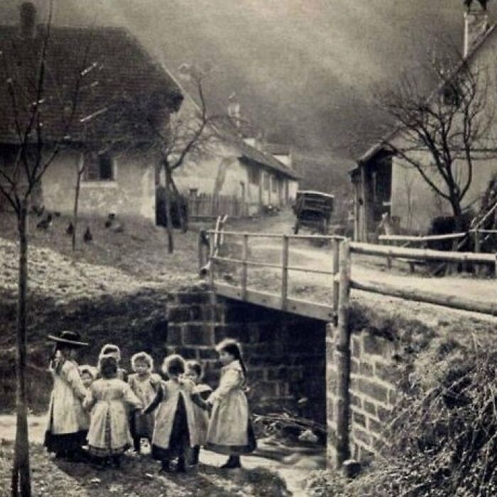 Kids Play Time in a Mysterious Early 1900s Village