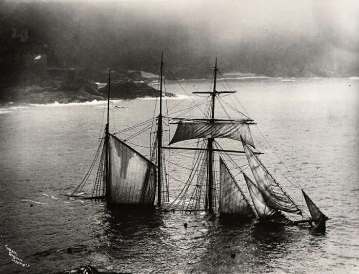 Shipwreck Drama: The Mildred Hits Rocks in Cornwall, 1912