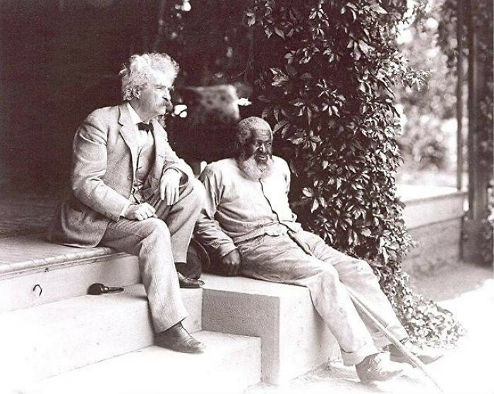 Mark Twain and Buddy Portrait, 1903
