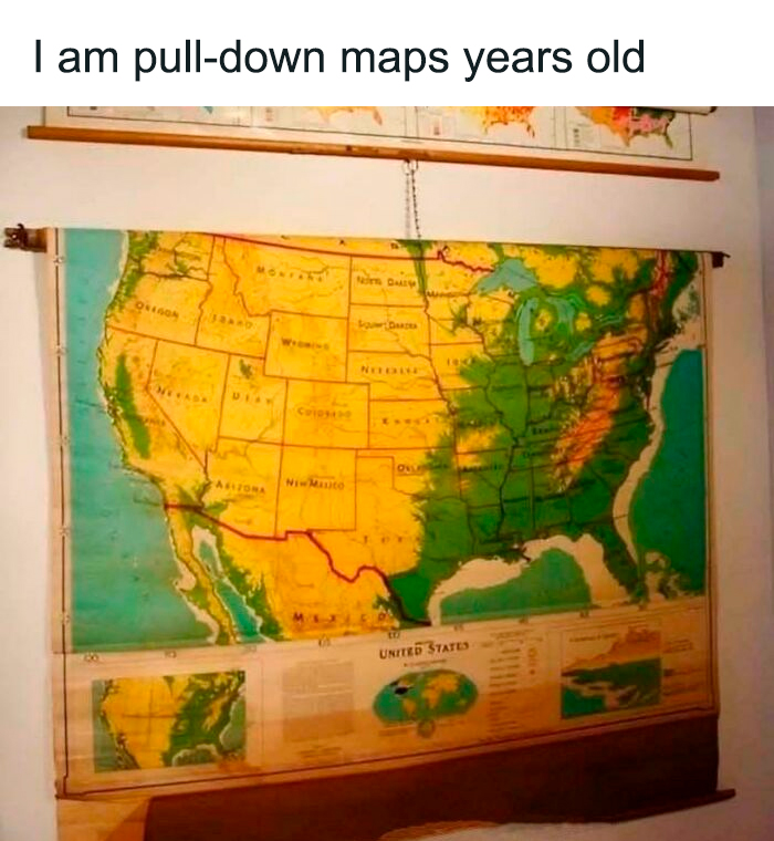 Pull-Down Maps Were A Thing!
