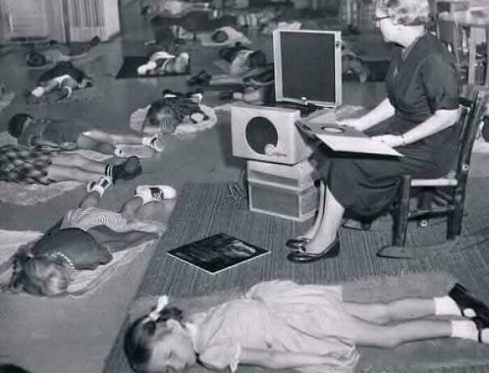1950s Kindergarten Naptime Was A Non-Negotiable