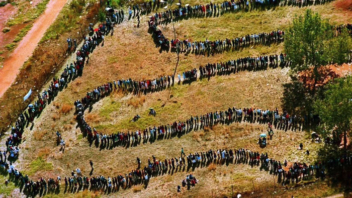 South Africa’s Line to Vote
