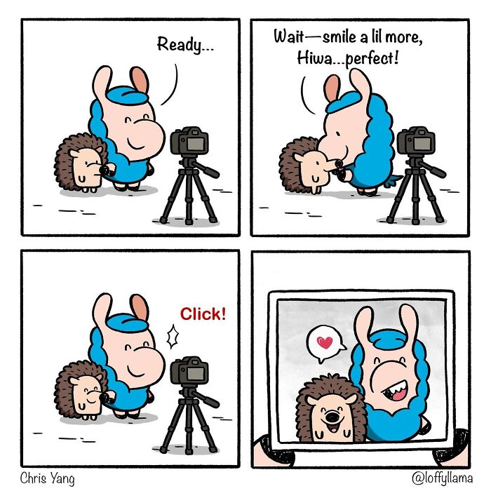 21 Comics About a Llama & Hedgehog Friendship That'll Make You Smile