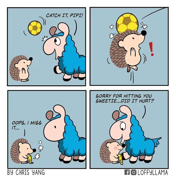 21 Comics About a Llama & Hedgehog Friendship That'll Make You Smile