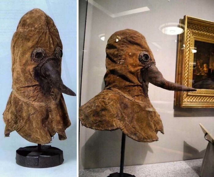 16th Century Plague Doctor’s Mask That Screams 'Stay Away!'