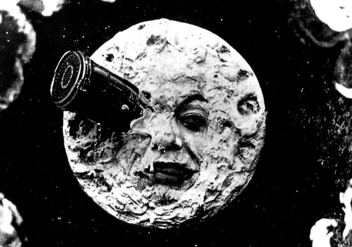 The Moon From The 1902 Movie ‘A Trip To The Moon’ (Classic Sci-Fi Whimsy!)