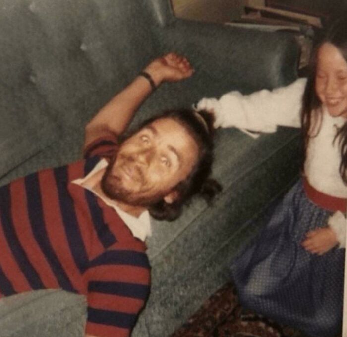 Ted Bundy Playing With His Ex-Girlfriend’s Daughter. Creepy Much?