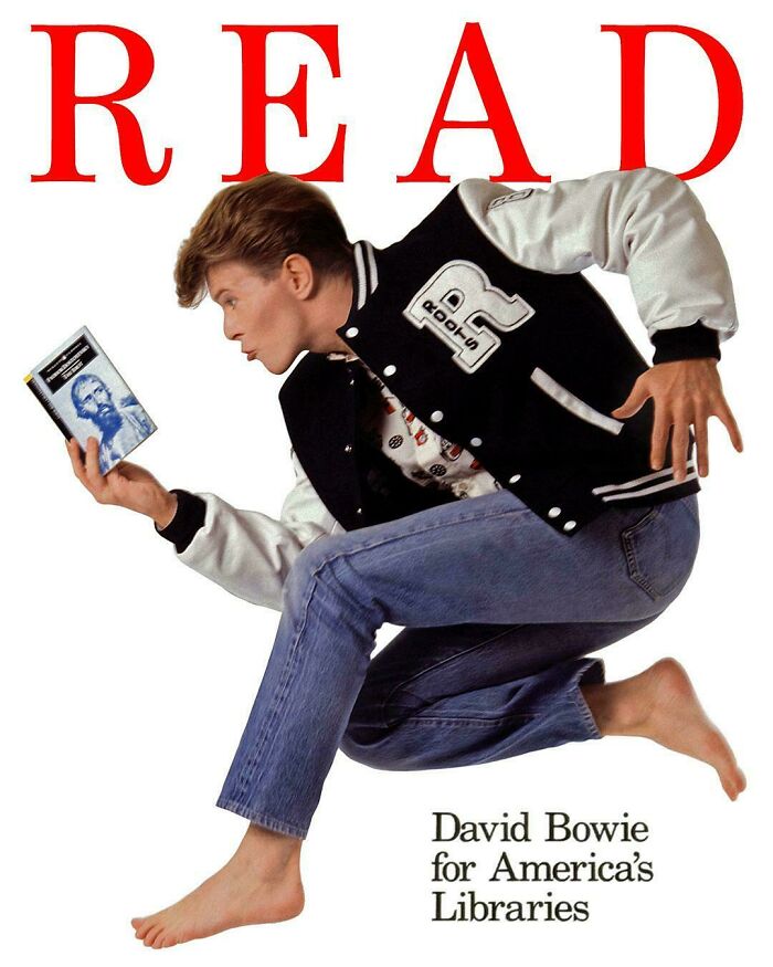 David Bowie Promoting America’s Libraries, 1987