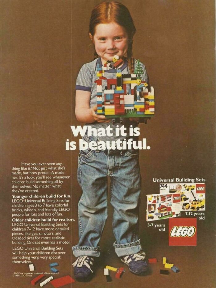 LEGO Bricks Ad from 1980