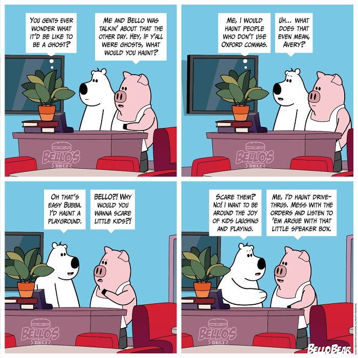 Meet Bello Bear: The Quirky Comics That Nail Work, Food, and Life