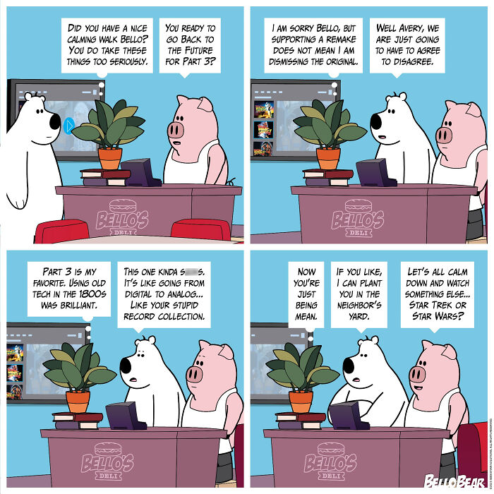 Meet Bello Bear: The Quirky Comics That Nail Work, Food, and Life