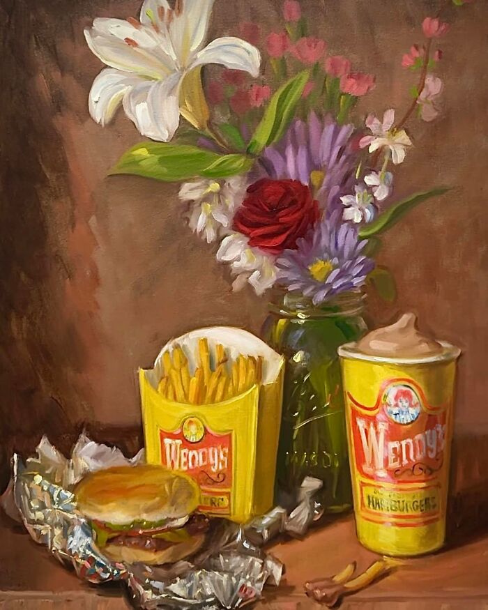 Fast Food Meets Fancy Paintings: Wait, What?!