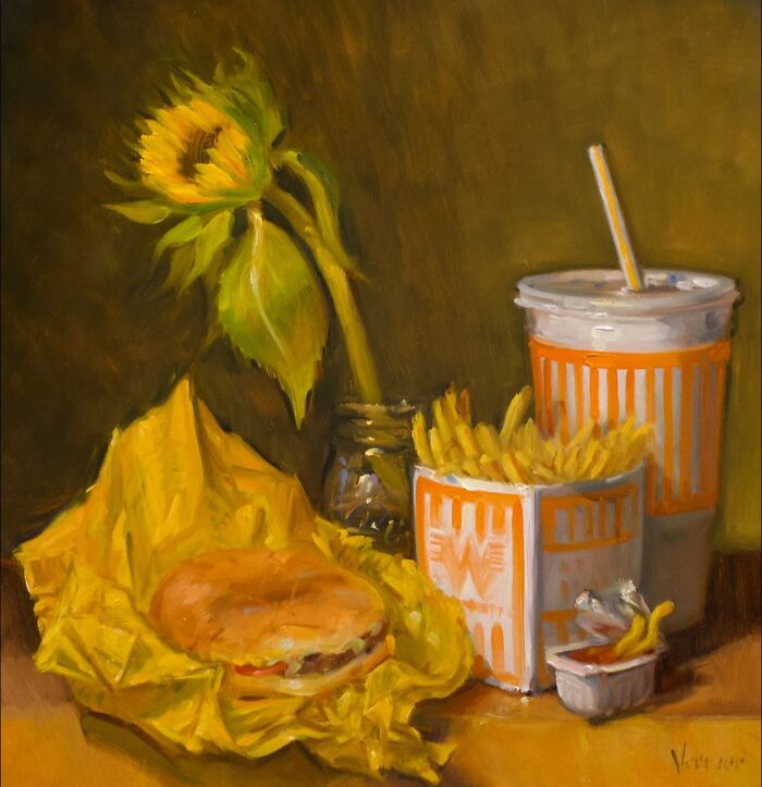 Fast Food Meets Fancy Paintings: Wait, What?!