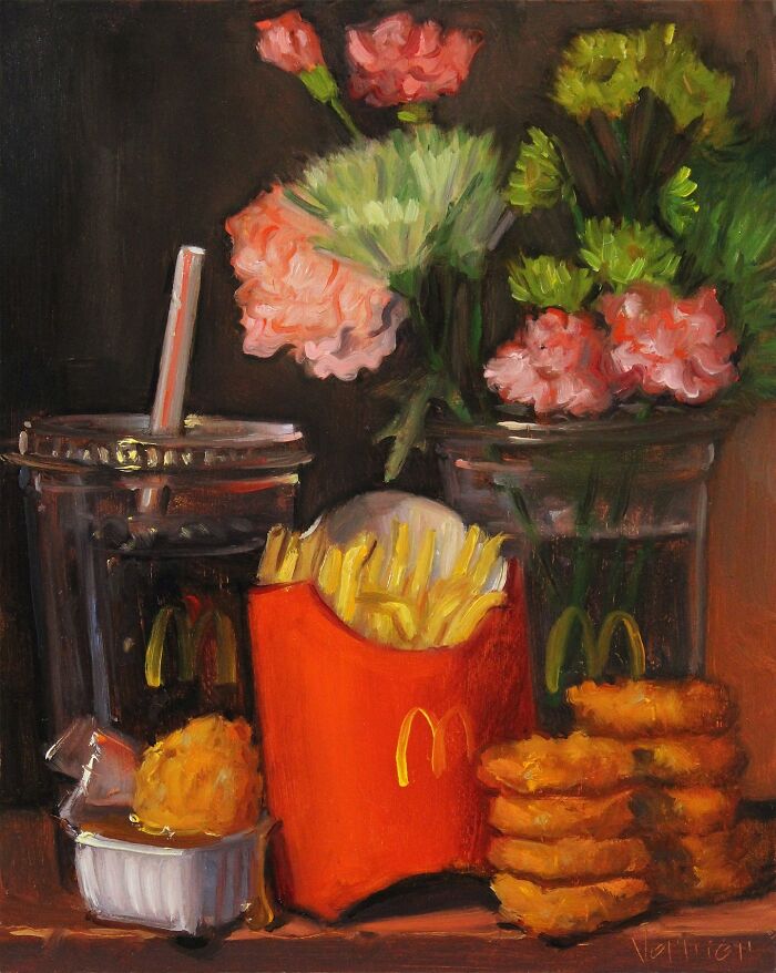 Fast Food Meets Fancy Paintings: Wait, What?!