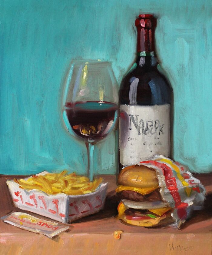 Fast Food Meets Fancy Paintings: Wait, What?!