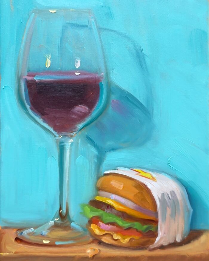 Fast Food Meets Fancy Paintings: Wait, What?!